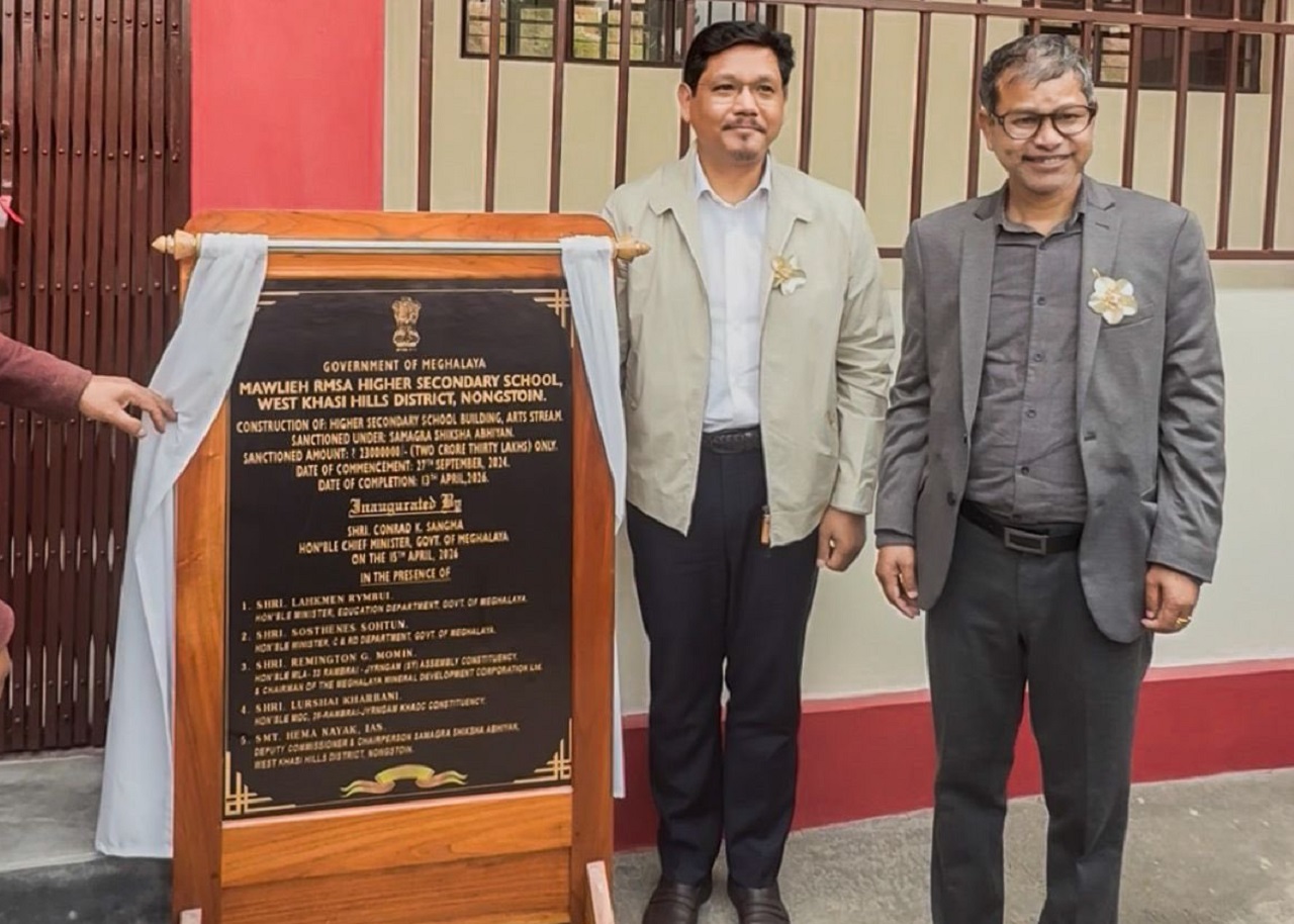 Education key to sustainable development, says Meghalaya CM at Mawlieh school inauguration