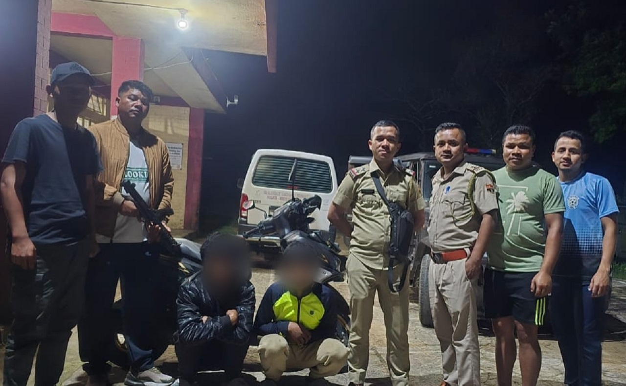 Five held, two scooties recovered in Jowai theft cases; minors among detainees