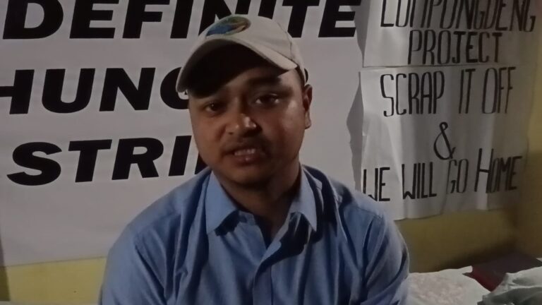 GTF secy gen takes over hunger strike, seeks written reply on Lumpongdeng scrapping