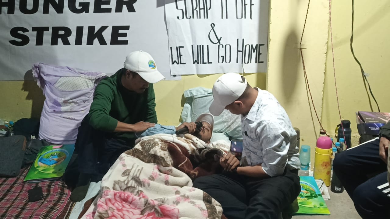 Government Refuses to Cancel Lumpongdeng–Taj Hotel Agreement; Green-Tech Continues Hunger Strike at Malki Ground