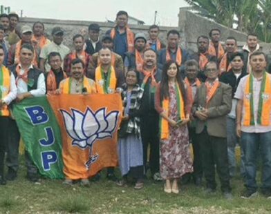 Hundreds from other parties join BJP in Mawryngkneng
