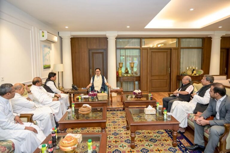 Meghalaya CM Meets Rijiju, Seeks Review of FCRA Amendment Bill