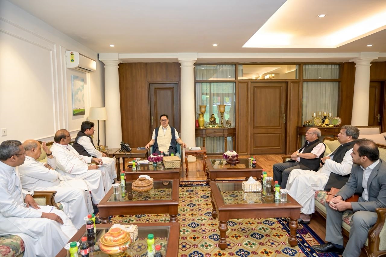 Meghalaya CM Meets Rijiju, Seeks Review of FCRA Amendment Bill