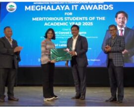 Meghalaya CM Presents IT Awards to 203 Meritorious Students