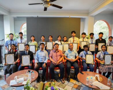 Meghalaya CM felicitates SSLC toppers of Garo Hills region