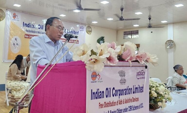 Shira lauds IOCL CSR drive for Divyangjan, seniors in North Garo Hills