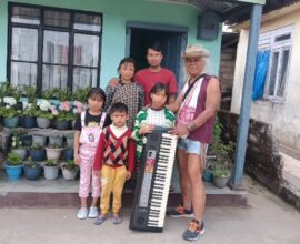 Lou Majaw Gifts Keyboard to Visually Impaired Musician, Inspires with Musical Duet