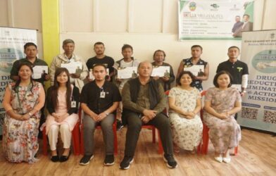 15 recovering patients complete the wood technician course in Shillong