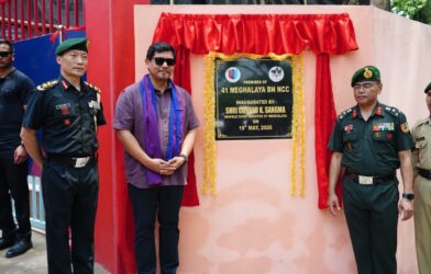 CM inaugurates 41 Meghalaya Battalion NCC at Cherangre