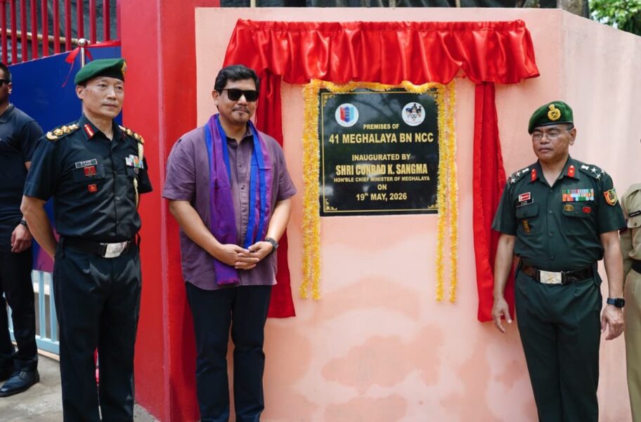 CM inaugurates 41 Meghalaya Battalion NCC at Cherangre