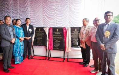 CM lays foundation for Rs 488 Cr road projects in East Jaintia Hills
