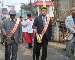 Marian Procession at Pynthorumkhrah Parish Draws Thousands of Faithful