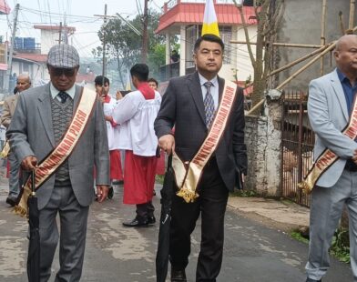 Marian Procession at Pynthorumkhrah Parish Draws Thousands of Faithful