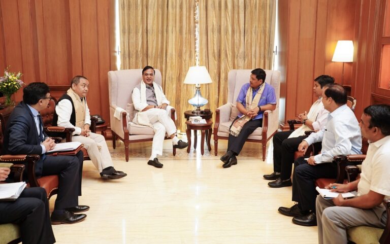 Meghalaya, Assam CMs hold 'constructive' talks to defuse Lapangap border tension