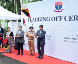 Meghalaya CM flags off 95 vehicle police fleet, says law and order key responsibility