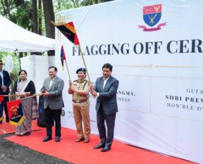 Meghalaya CM flags off 95 vehicle police fleet, says law and order key responsibility