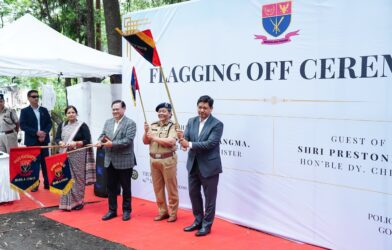 Meghalaya CM flags off 95 vehicle police fleet, says law and order key responsibility