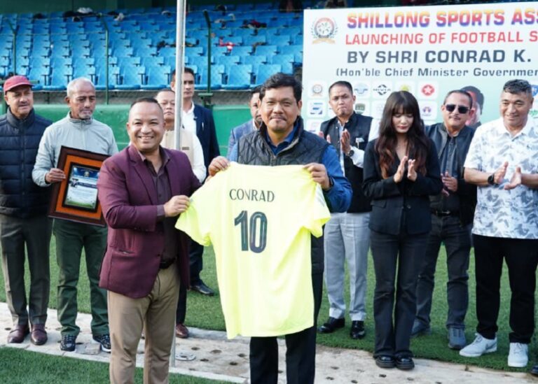 Meghalaya CM launches 2026 football season of the Shillong Sports Association