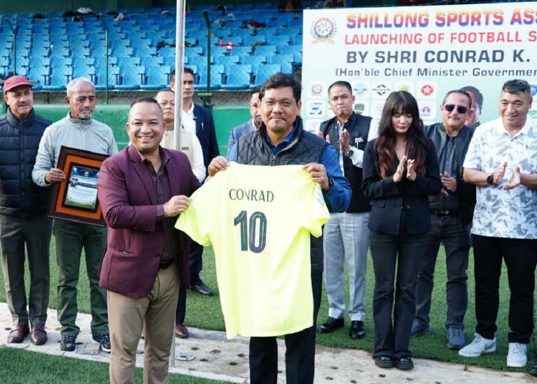 Meghalaya CM launches 2026 football season of the Shillong Sports Association