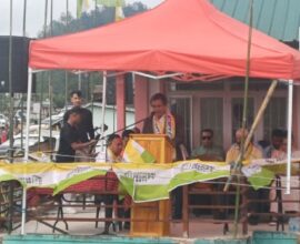 NPP Holds Public Meeting at Iew Mawhati Ahead of Shillong MP Bypoll