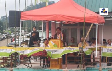 NPP Holds Public Meeting at Iew Mawhati Ahead of Shillong MP Bypoll