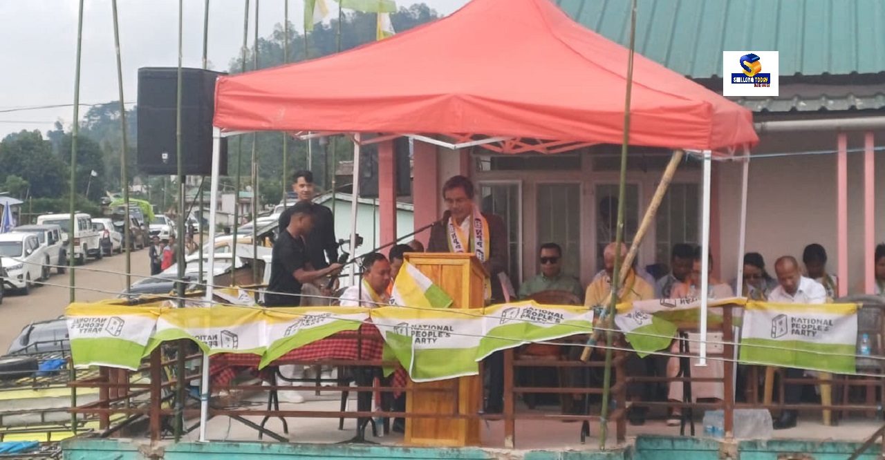 NPP Holds Public Meeting at Iew Mawhati Ahead of Shillong MP Bypoll