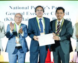 NPP formally announces Dr Nonglait as Shillong LS bypoll candidate; CM says ‘will win this election’.