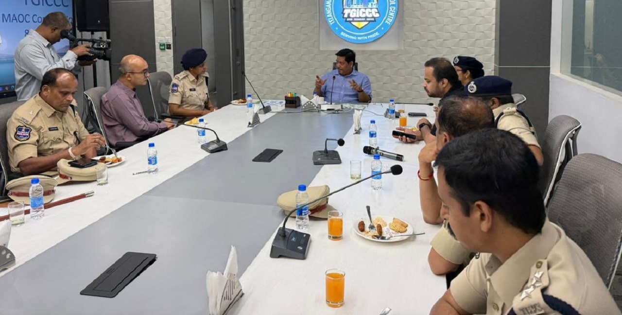 CM Visits Telangana ICCC, Plans to Replicate Model in Meghalaya