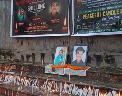 Candlelight protest at Khyndailad seeks justice for nongthymmai deaths