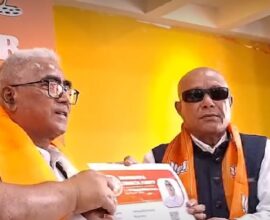Former West Shillong MLA Mohendro Rapsang joins BJP, vows to work for Meghalaya's progress
