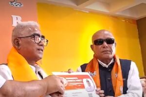 Former West Shillong MLA Mohendro Rapsang joins BJP, vows to work for Meghalaya's progress