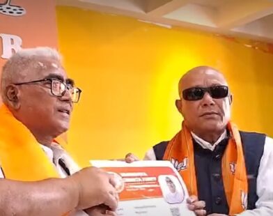 Former West Shillong MLA Mohendro Rapsang joins BJP, vows to work for Meghalaya's progress