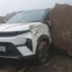 Huge Boulder Crushes Vehicle on Shillong–Dawki Road, Occupant Escapes Unhurt