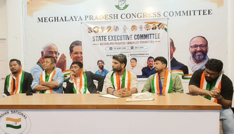 IYC Reviews Meghalaya Unit, Focuses on Youth Outreach and Raises Concerns Over NEET Tragedy