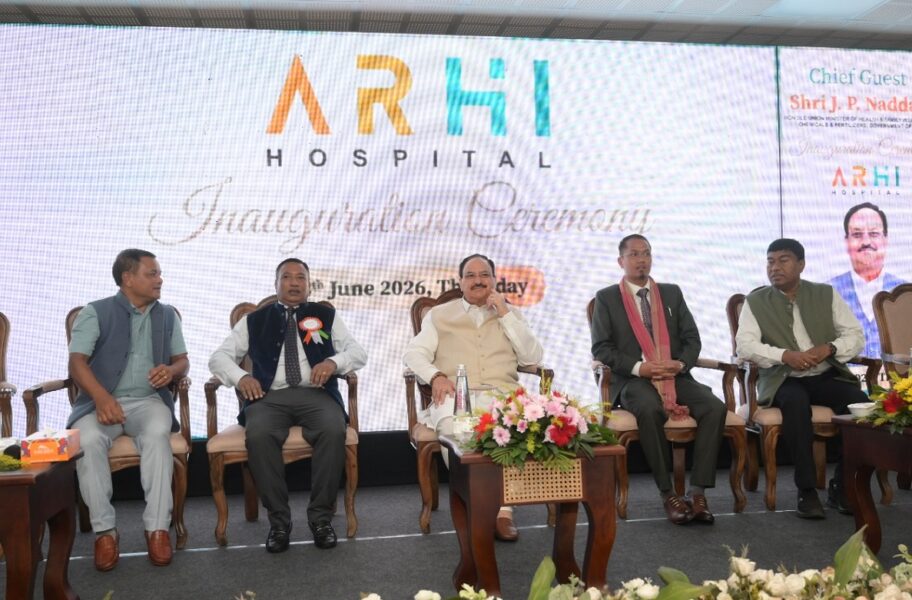 JP Nadda Inaugurates ARHI Hospital at Jorabat, Ri-Bhoi; A.L. Hek Serves as Chairman