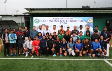 Meghalaya’s Football Pride: Sanfida Nongrum and Ribansi Jamu Felicitated After SAFF Triumph