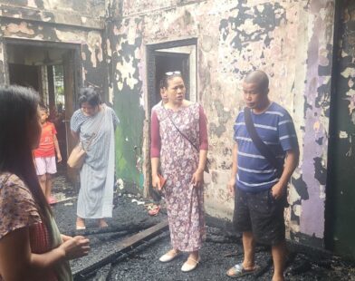 Mother, Two Children Escape Unhurt as Fire Guts House in Ri Bhoi