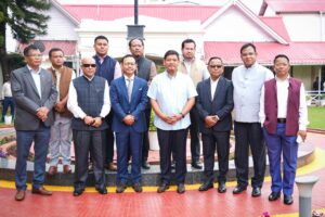 NPP’s James K Sangma files nomination, says will raise Meghalaya’s pending issues in upper house SHILLONG, JUN 8: NPP national vice president and former home minister James Sangma filed his nomination on Monday for the lone Meghalaya Rajya Sabha seat. He was accompanied by Chief Minister Conrad K Sangma, cabinet ministers Sanbor Shullai and Marcuise N Marak, and MLAs of the MDA government. Speaking after submitting his papers, Sangma expressed gratitude to the state’s leadership and alliance partners for backing his candidature. “First of all I am very grateful to the people of Meghalaya, the chief minister Conrad K Sangma, both deputy chief ministers, all ministers, MLAs and also all alliance partners from the UDP, HSPDP, BJP and independent MLA for having supported my candidature for the Rajya Sabha,” he said. Sangma said he had completed the nomination process and was looking forward to the outcome once the electoral procedure concludes. “Today I have just finished filing my nomination and I look forward to being elected after all election processes are over,” he stated. Outlining his priorities if elected, the NPP leader said he would focus on issues pending for a long time and matters that the state needs to navigate collectively in the future. “The responsibility of MP Rajya Sabha if it were to fall on my shoulder, I will look at how many of the issues which have been pending for longtime and also issues which we as a state collectively look at navigating in the future. These are the issues that I intend to be vocal about in the upper house, so that the voice of Meghalaya can be heard in Rajya Sabha,” Sangma said. He described his selection as a collective decision of the MDA and said he was honoured to be chosen unanimously by MDA II. “This decision is collectively made by the MDA, all I can say that I am deeply honoured and privileged to be unanimously selected by the MDA II and all I can that we are here to serve the people of Meghalaya and I will be taking any responsibility given upon me and similarly today the MDA II had given me the responsibility of being the candidate and I look forward to carry out the responsibility,” he said. With Monday being the last day for filing nominations, Sangma noted that it was too early to draw conclusions, but said he felt privileged to be sent as Rajya Sabha MP by the government if the election turned out to be uncontested. “We have to wait till the end of the day, today is the last day of filing nomination so I don't think we can jump to conclusion here but yes if it were to be uncontested but again I feel privileged to be send as MP Rajya Sabha by the government and I will collectively represented the entire state,” he said. On the term of the seat, Sangma said a Rajya Sabha member serves for six years and he intended to complete it. “The term of MP Rajya Sabha is six years, so I don't intend to come back as I will complete the term. It will be very unfortunate for anyone to go there and then abruptly come back,” he said. He also explained that the consensus on his candidature came after consultations among alliance partners. “Consensus means after consultation, whatever differences may have been, it's always a matter of coming together and discussing whatever issue that there is and coming to a unanimous decision, so the consensus was the fact that there was discussion and all the alliance partners decided to forward my name,” Sangma added.