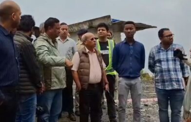 Tynsong says Shillong-Dawki road completely cut, light vehicle diversion being worked out
