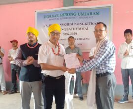 Umjarasi Dorbar Shnong Reinstates Moris Lyngdoh as Rangbah Shnong, Everstone Marbaniang as Secretary