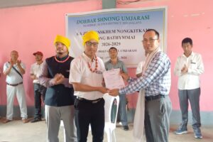 Umjarasi Dorbar Shnong Reinstates Moris Lyngdoh as Rangbah Shnong, Everstone Marbaniang as Secretary