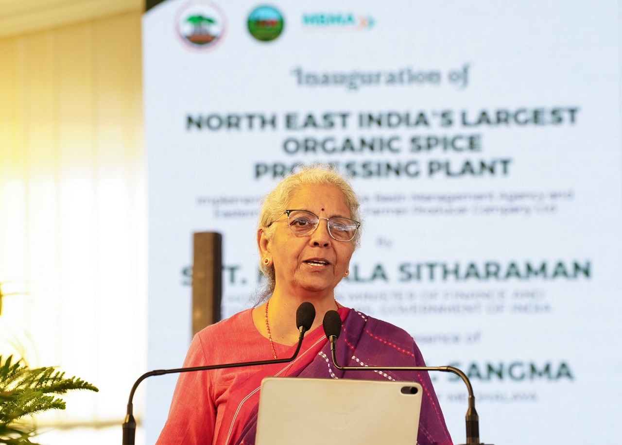 Union finance minister inaugurates Rs 32 Cr spice plant in Meghalaya's Ri Bhoi