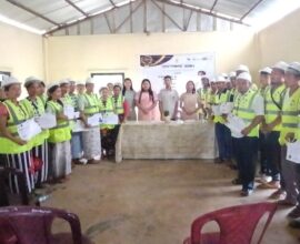 30 Trainees Awarded Certificates After Completing Mason Tiling and Marble Granite Training in Ri Bhoi