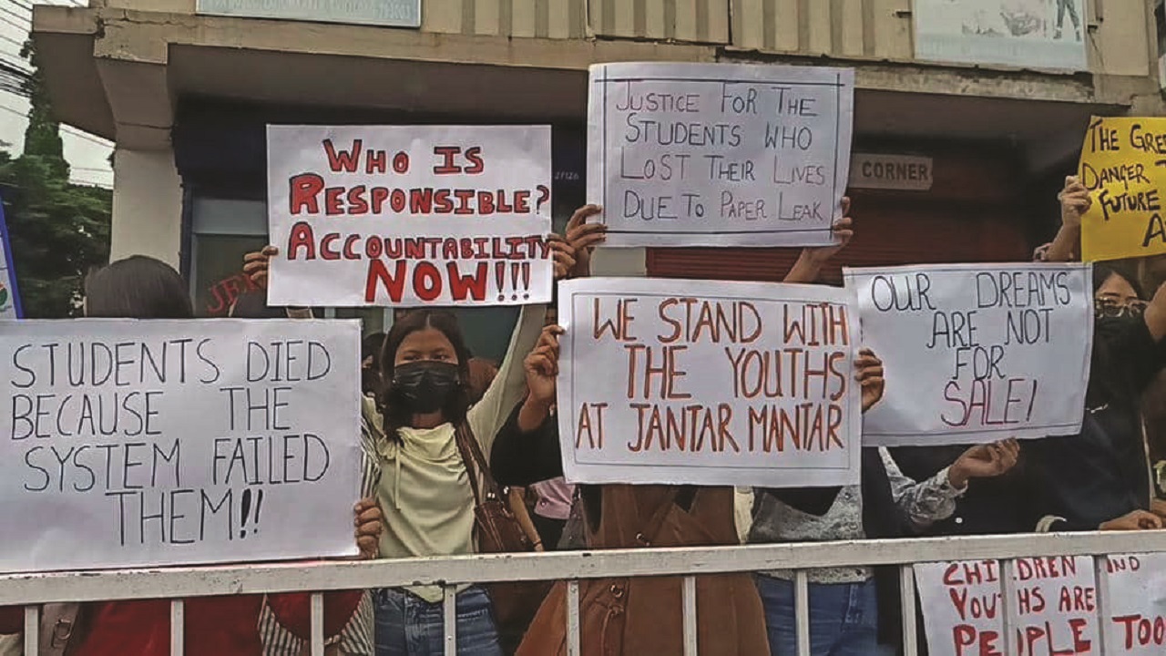 Meghalaya Students Join Nationwide Anti-Paper Leak Protest, Demand Education Minister's Resignation