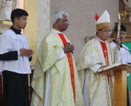 Fr. Roy Anthony Parikal Installed as Fourth Parish Priest of Sts. Peter & Paul Parish, Pynthorumkhrah