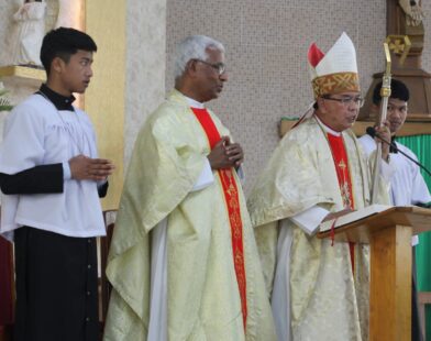 Fr. Roy Anthony Parikal Installed as Fourth Parish Priest of Sts. Peter & Paul Parish, Pynthorumkhrah