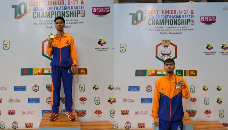 Meghalaya Karatekas Win Gold and Bronze at South Asian Championship in Bangladesh