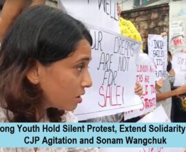 Shillong Youth Hold Silent Protest, Extend Solidarity with CJP Agitation and Sonam Wangchuk