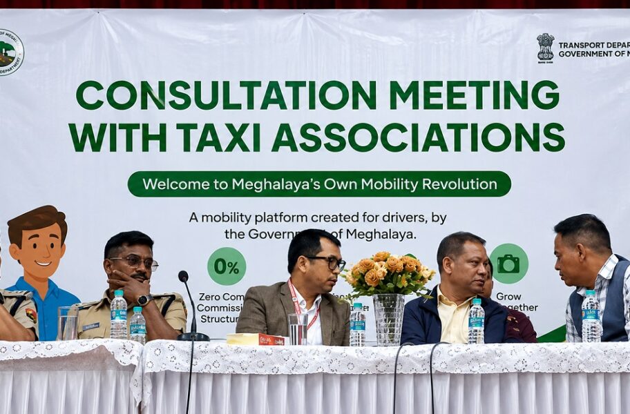 Transport Department Consults Stakeholders on Meghalaya Mobility App; Taxi and Auto Unions Seek Wider Discussions