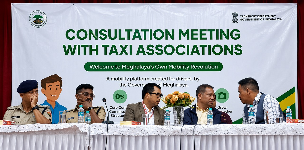 Transport Department Consults Stakeholders on Meghalaya Mobility App; Taxi and Auto Unions Seek Wider Discussions